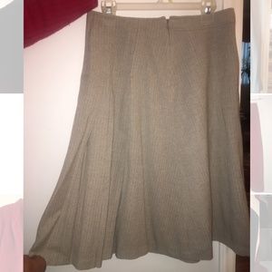 Tan Jones New York Swing Skirt--Size 8